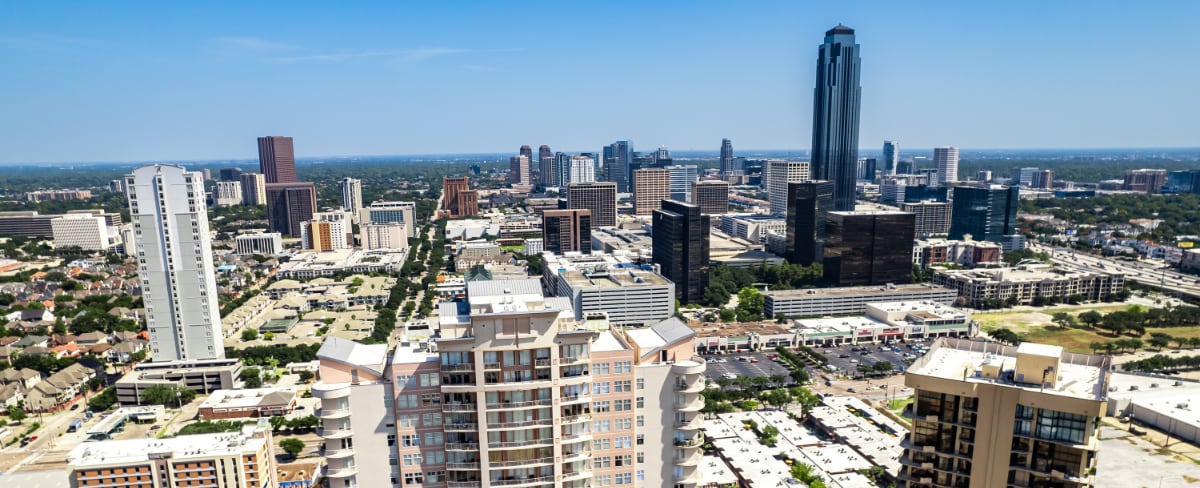 Houston Galleria Uptown area
